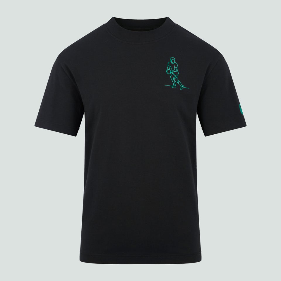 Adult Unisex Ireland Unisex Heroes Tee Black/Green