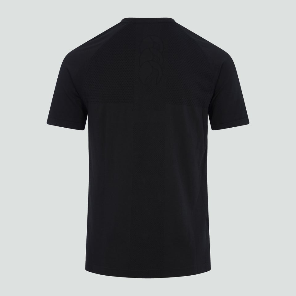 CANTERBURY SEAMLESS TEE V2 AM BLK/GRY