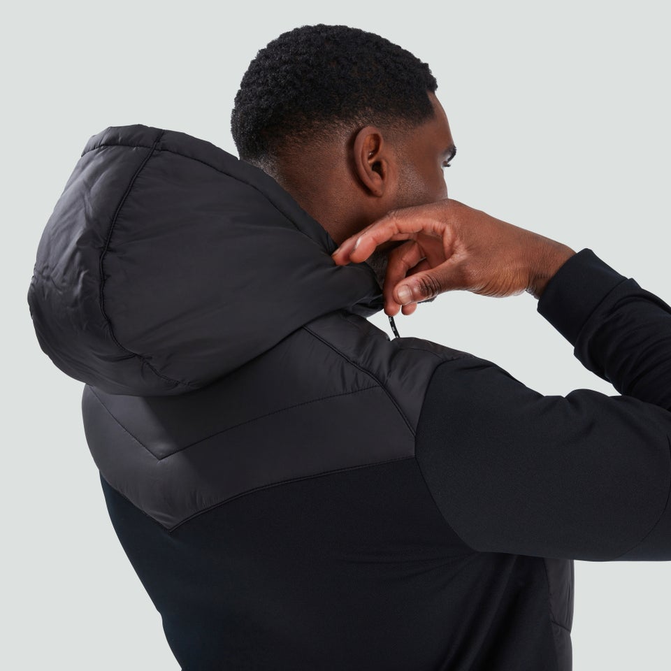 CANTERBURY HYBRID JACKET V2 AM BLK/GRY