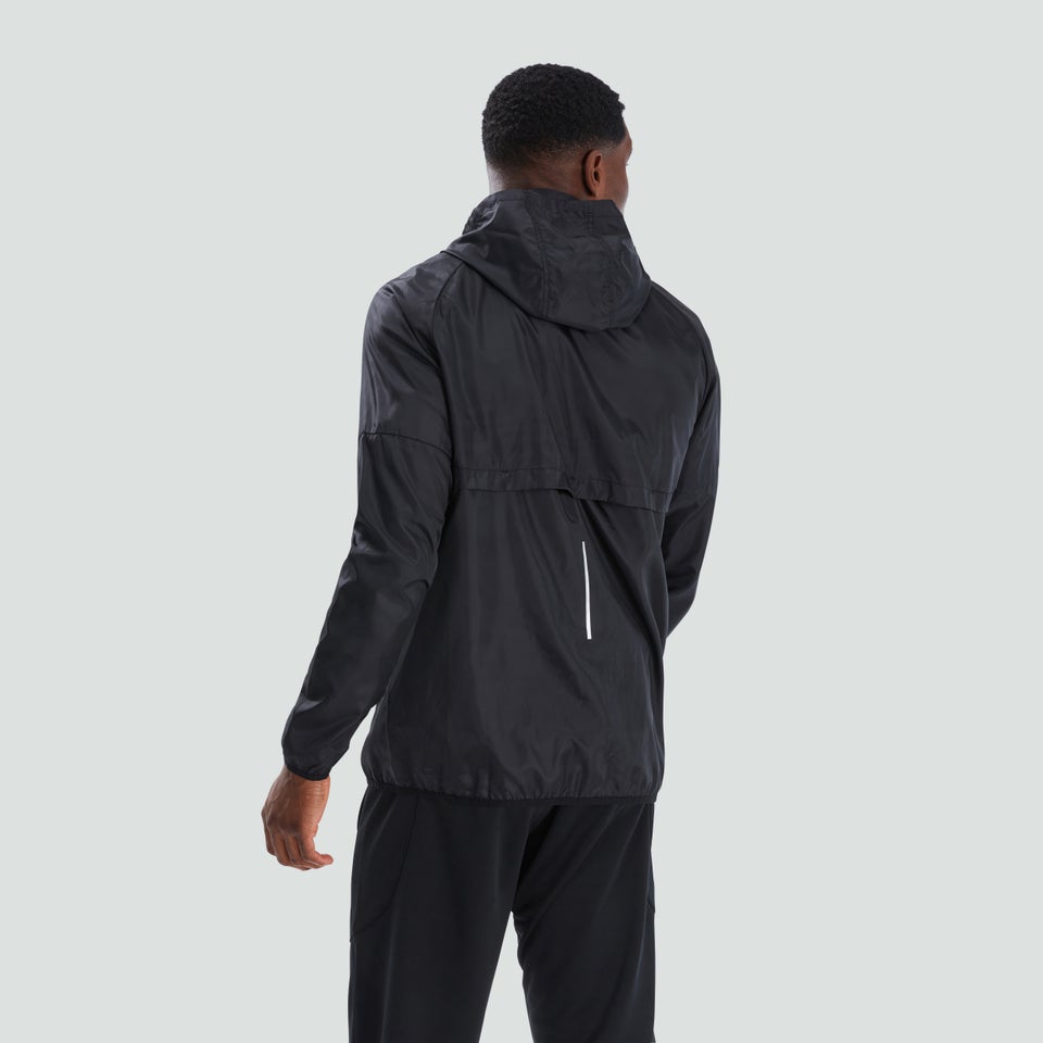 Mens Lightweight Rain Jacket Black