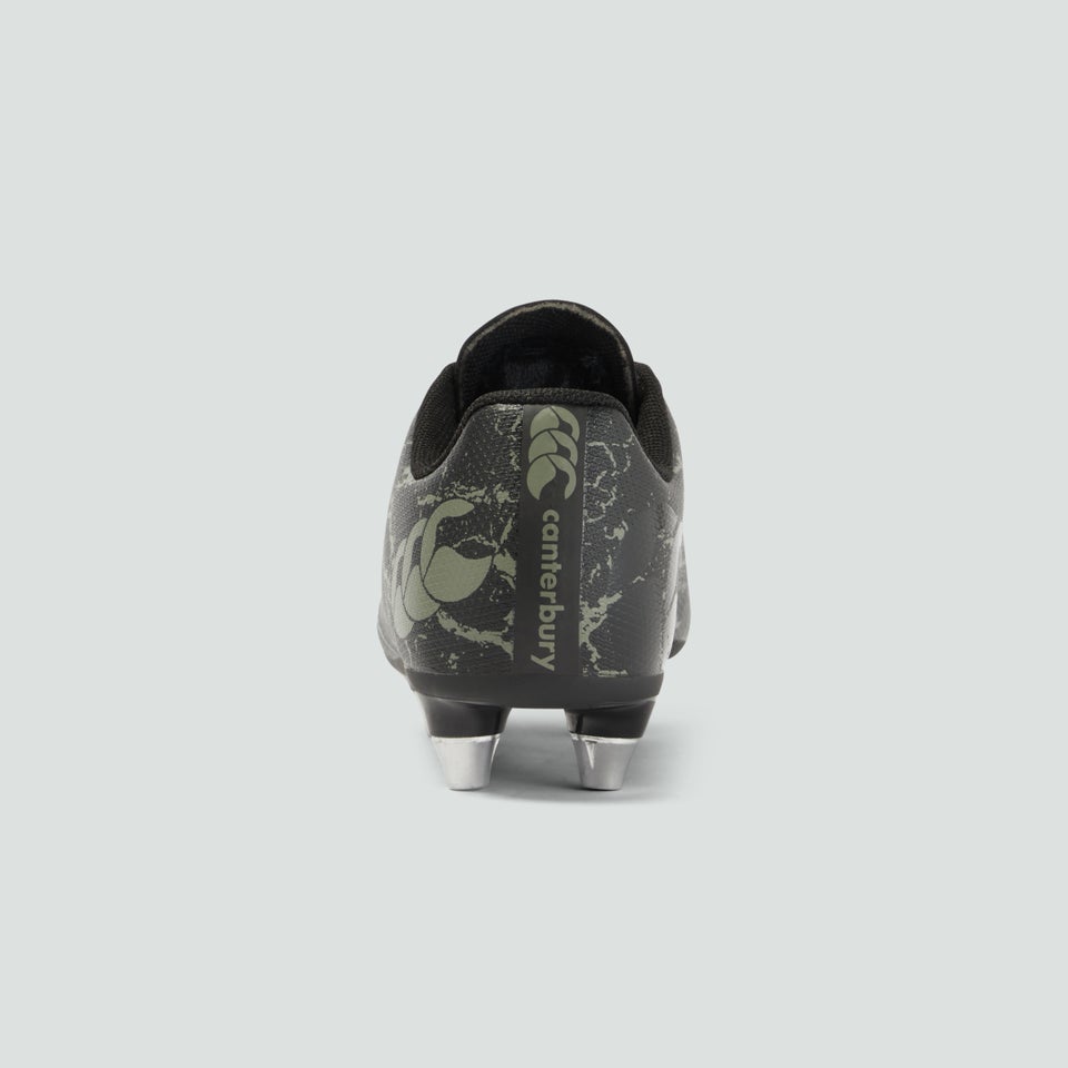 Junior Unisex Phoenix Team Soft Ground Boots Black/Grey