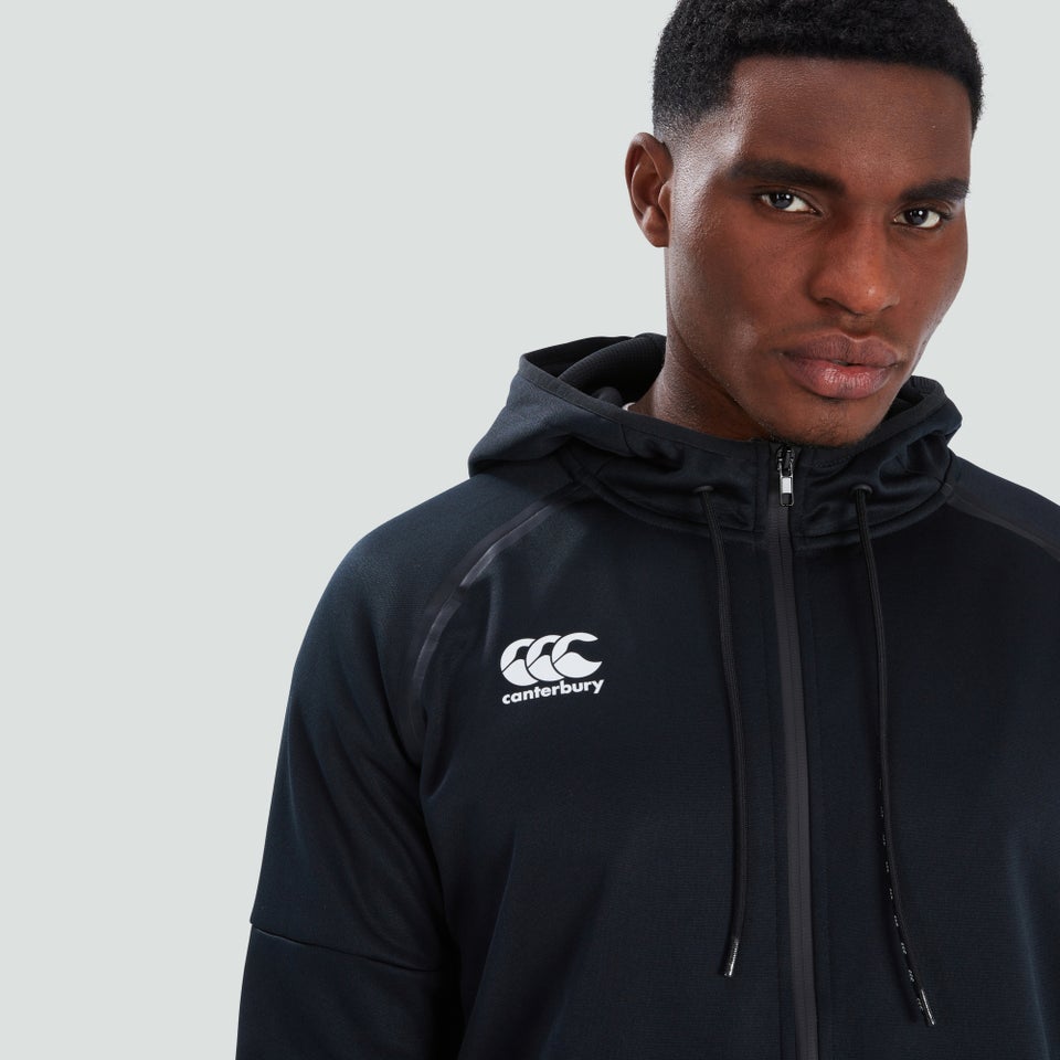 CANTERBURY TECH HOODY V2 AM BLK/GRY