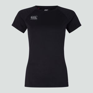 Womens Vapodri Super Light Tee Black/Grey