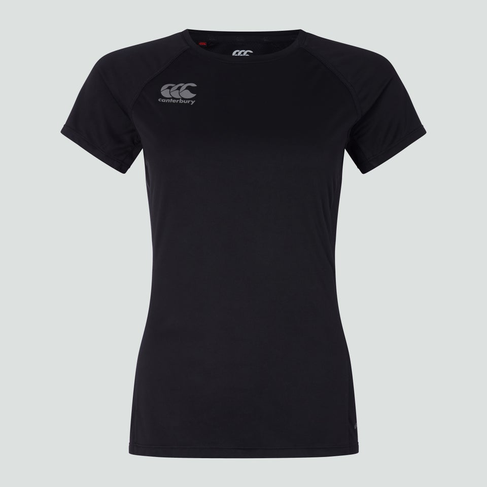 Womens Vapodri Super Light Tee Black/Grey