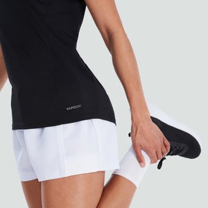 Womens Vapodri Super Light Tee Black/Grey