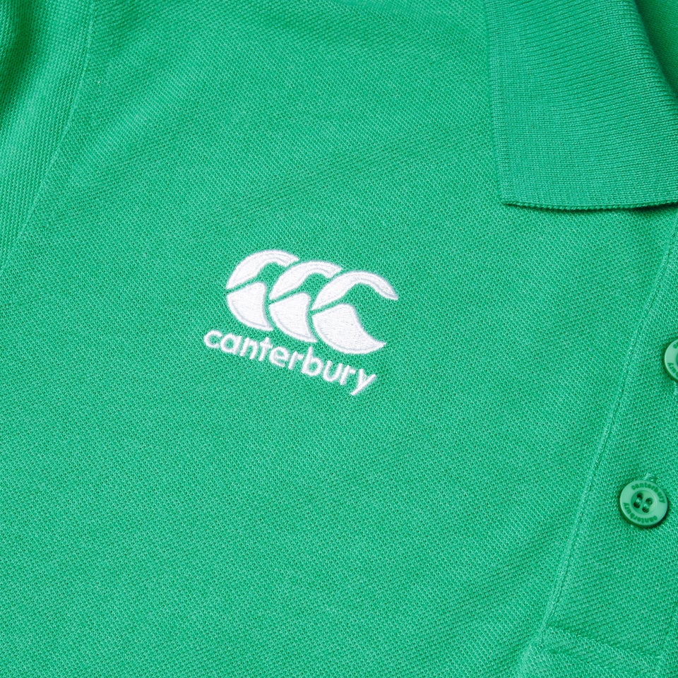 CANTERBURY IRELAND TEAM POLO SHIRT AM GREEN