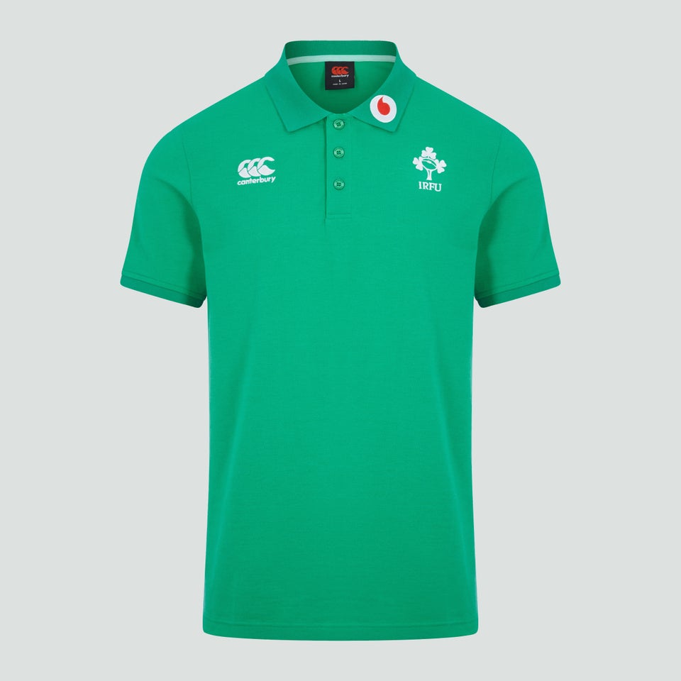 CANTERBURY IRELAND TEAM POLO SHIRT AM GREEN