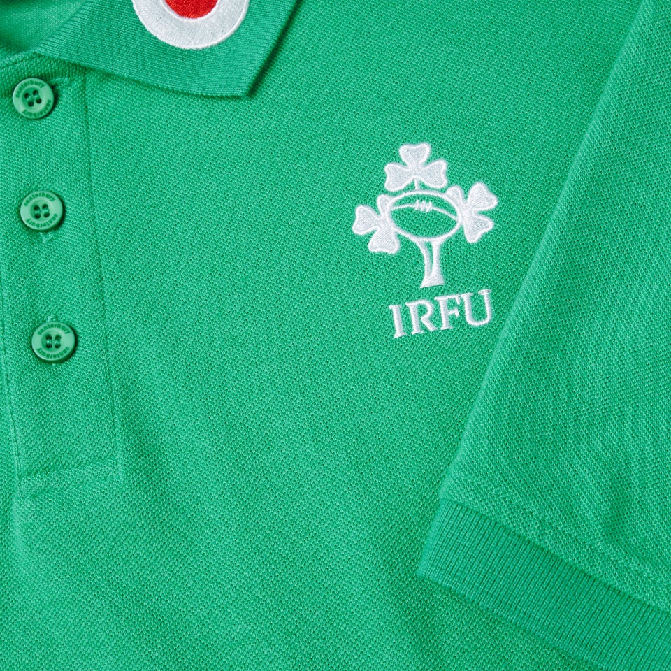 CANTERBURY IRELAND TEAM POLO SHIRT AM GREEN