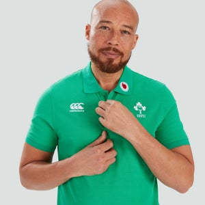 Mens Ireland Team Polo Shirt Green