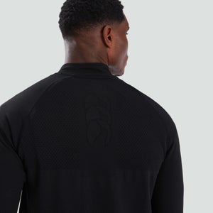 CANTERBURY SEAMLESS 1ST LAYER AM BLK/GRY