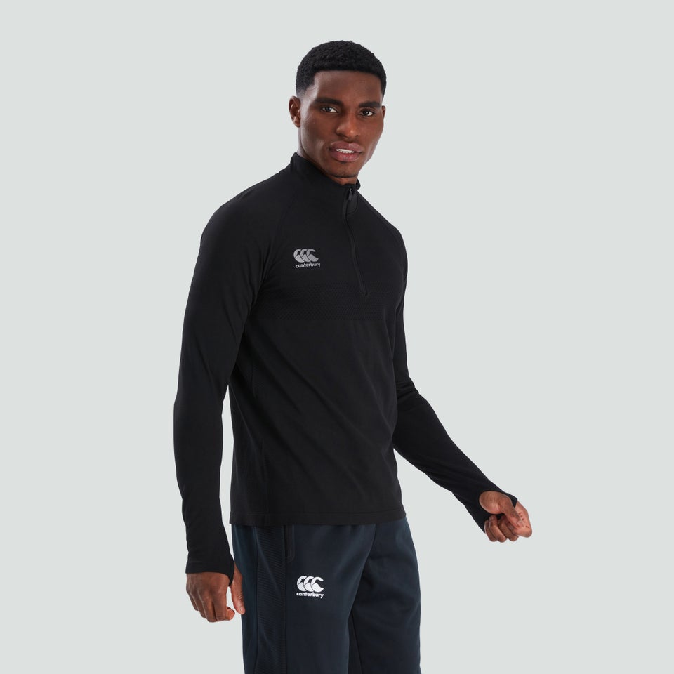 Mens Seamless 1st Layer Black/Grey