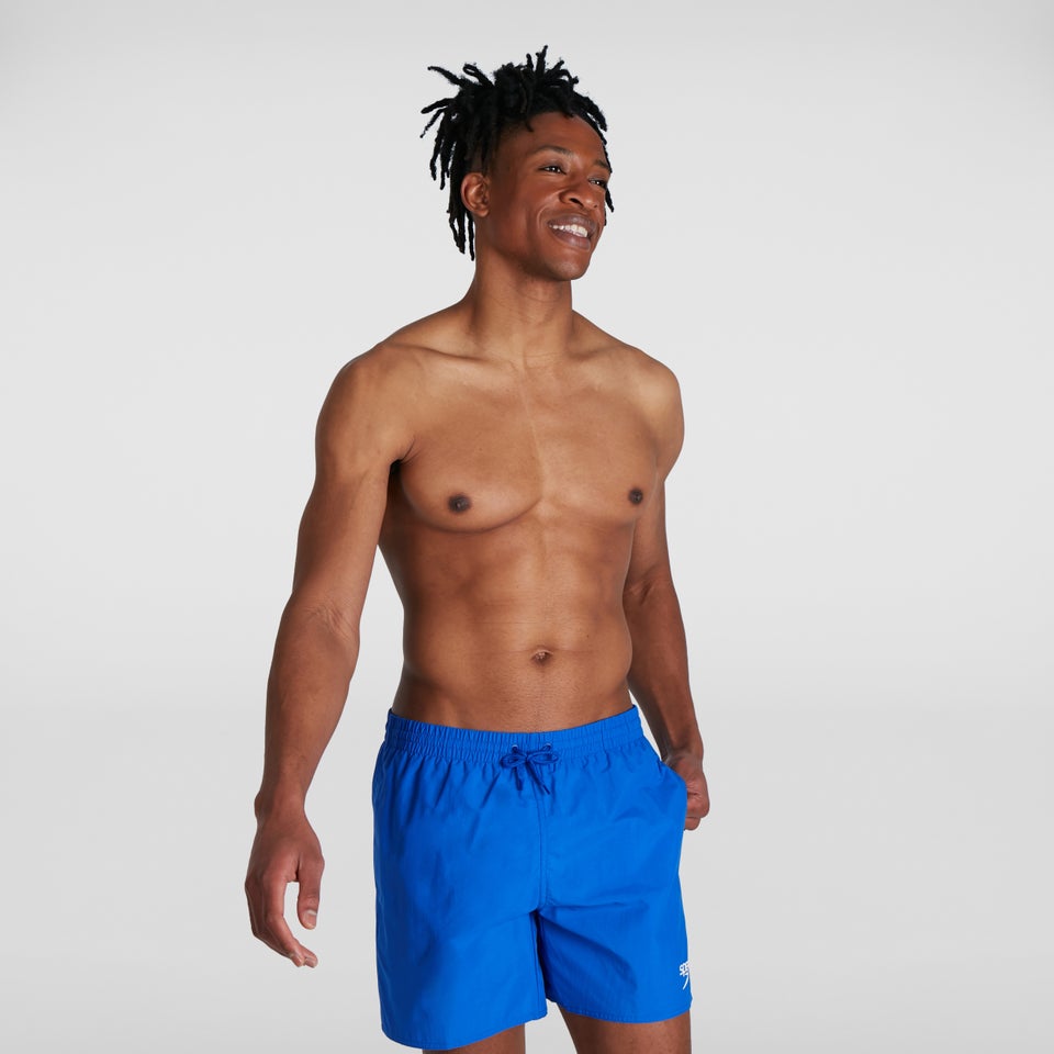 Essentials 40 cm Badeshorts Blau für Herren