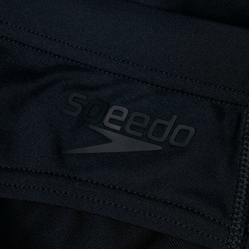 Slip de bain Homme Tech Panel 7 cm noir/orange