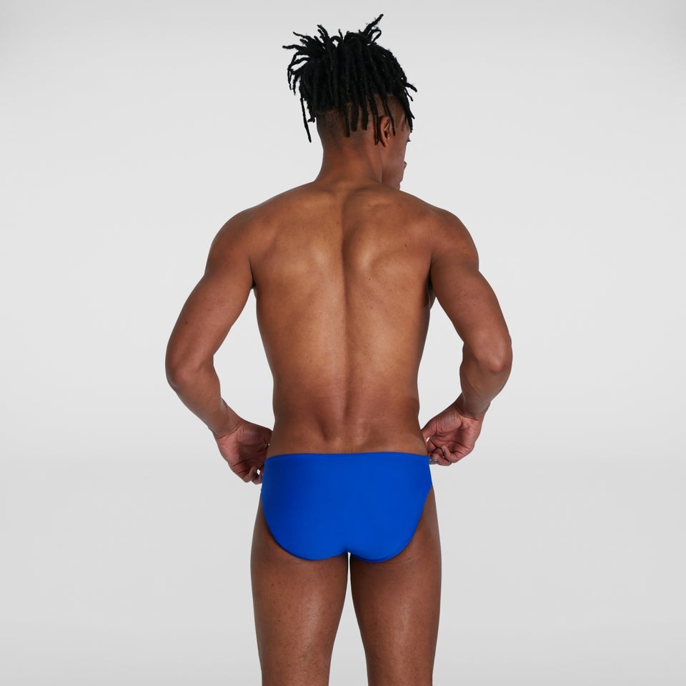 Eco EnduraFlex 5 cm Badehose Blau/Weiß für Herren