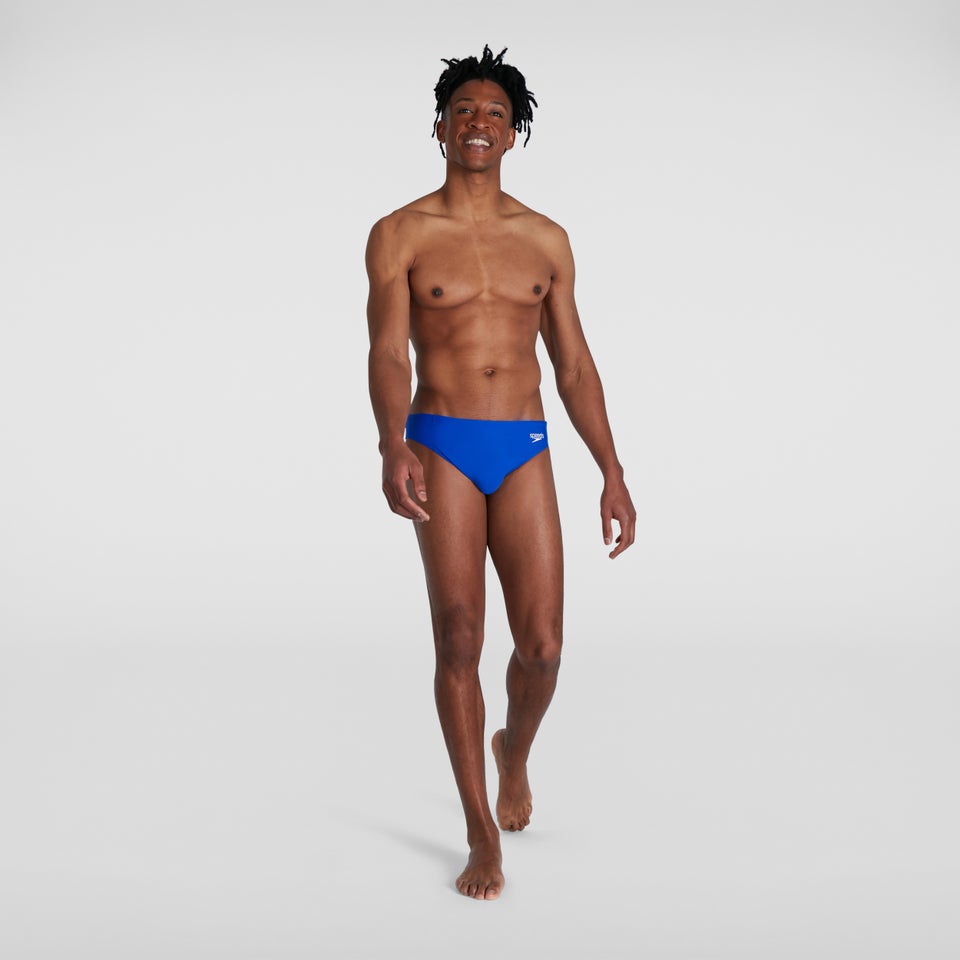 Eco EnduraFlex 5 cm Badehose Blau/Weiß für Herren