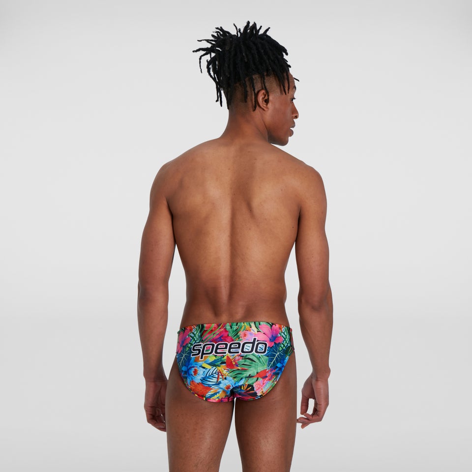 Escape 5 cm Badehose Blau/Rot für Herren