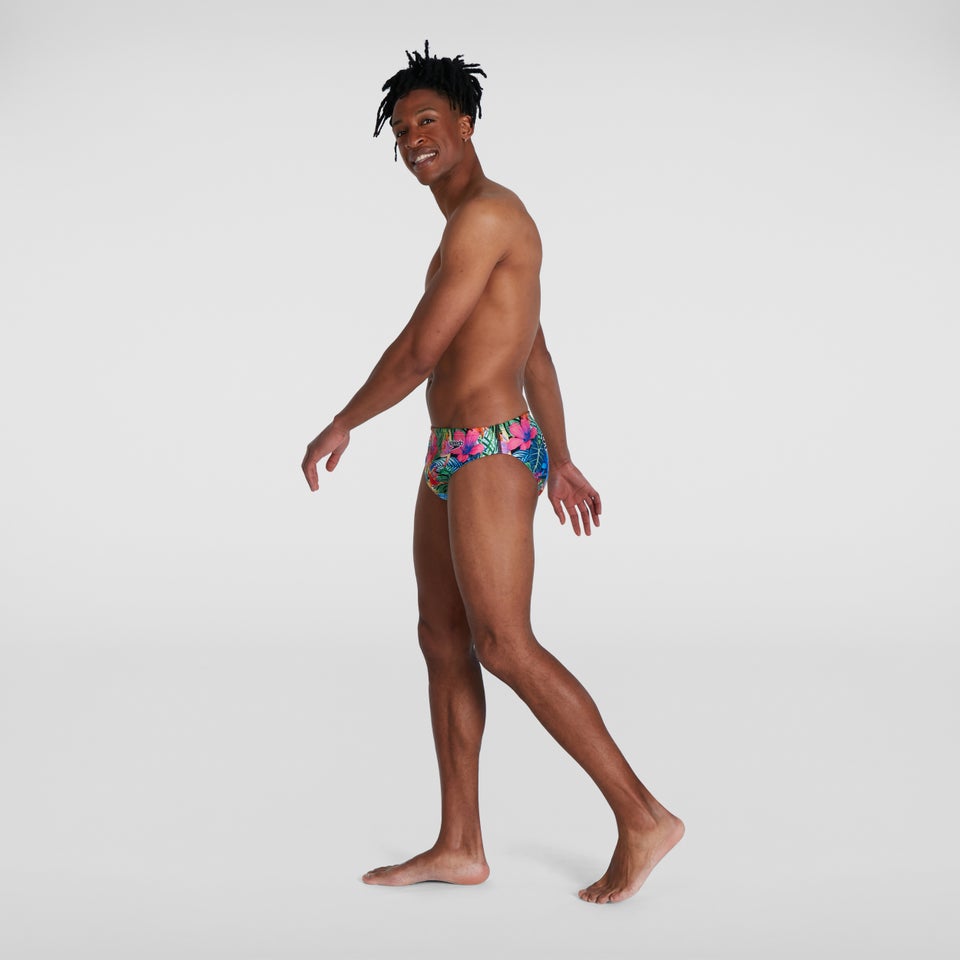 Escape 5 cm Badehose Blau/Rot für Herren