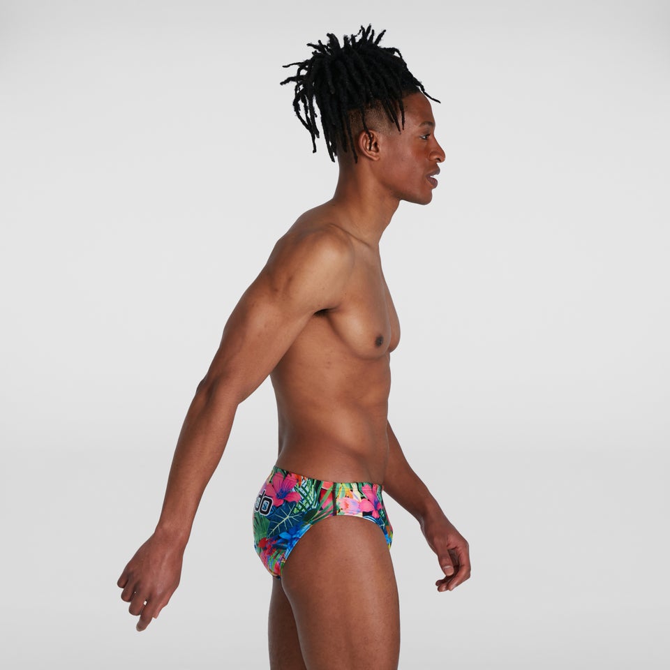 Escape 5 cm Badehose Blau/Rot für Herren