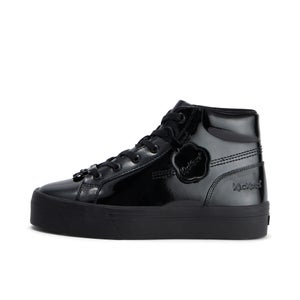 Adult Womens Tovni Hi Stack Patent leather Black - 5