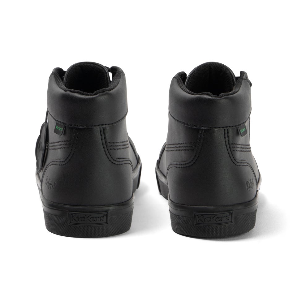 Youth Unisex Tovni Hi Leather Alternative Black