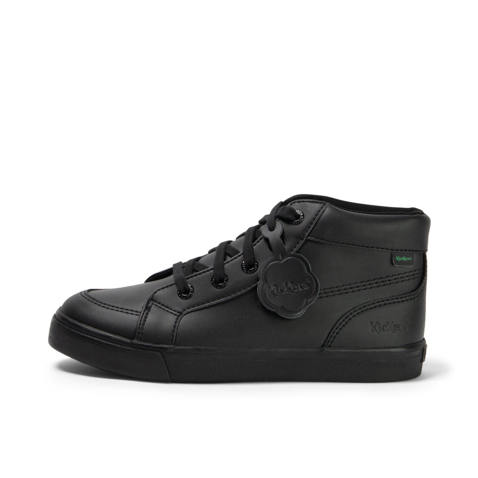 Youth Unisex Tovni Hi Leather Alternative Black