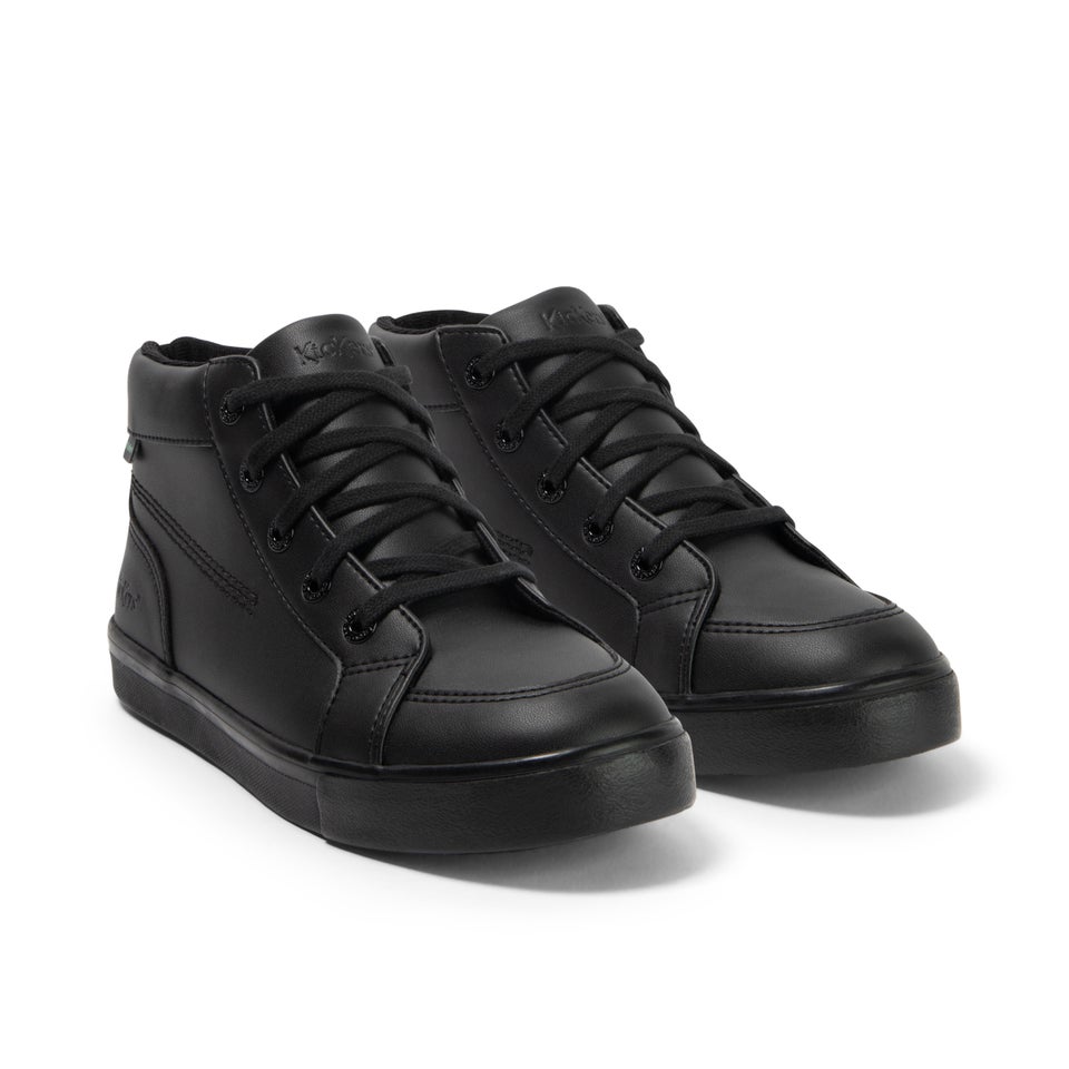 Youth Unisex Tovni Hi Leather Alternative Black