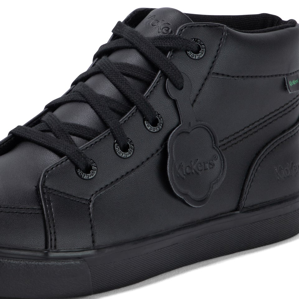 Youth Unisex Tovni Hi Leather Alternative Black