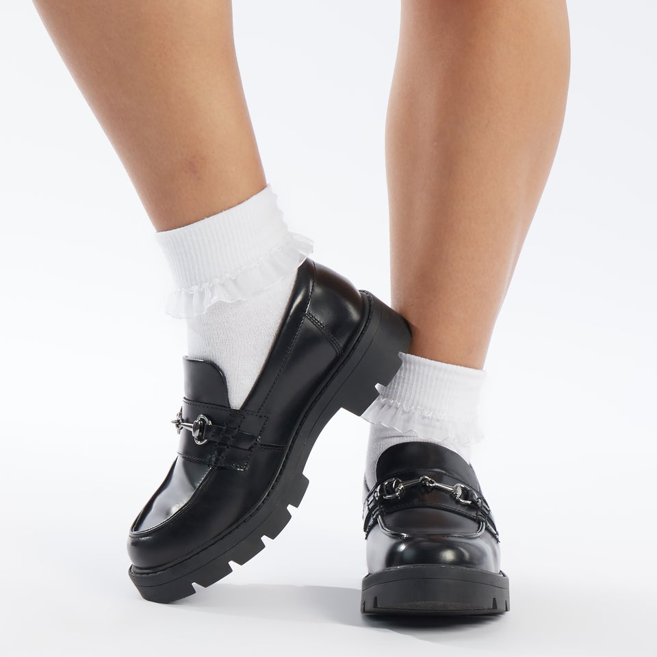 Adult Womens Kori Charm High shine leather Black