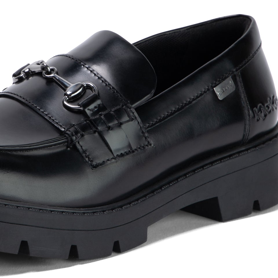 Adult Womens Kori Charm High shine leather Black