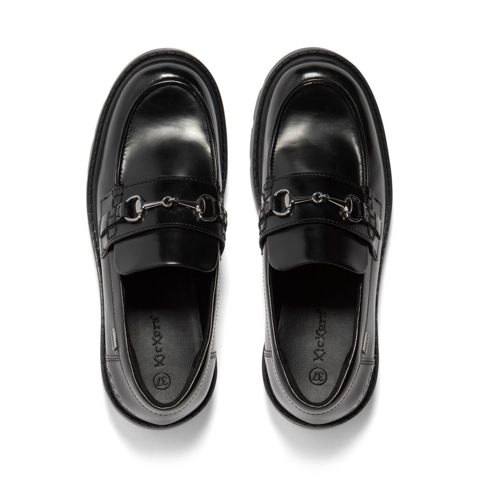 Adult Womens Kori Charm High shine leather Black