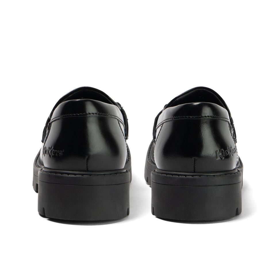 Adult Womens Kori Charm High shine leather Black