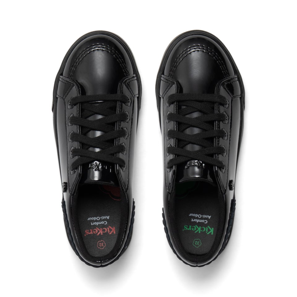 Junior Girls Tovni Lo Bloom Patent Leather Black