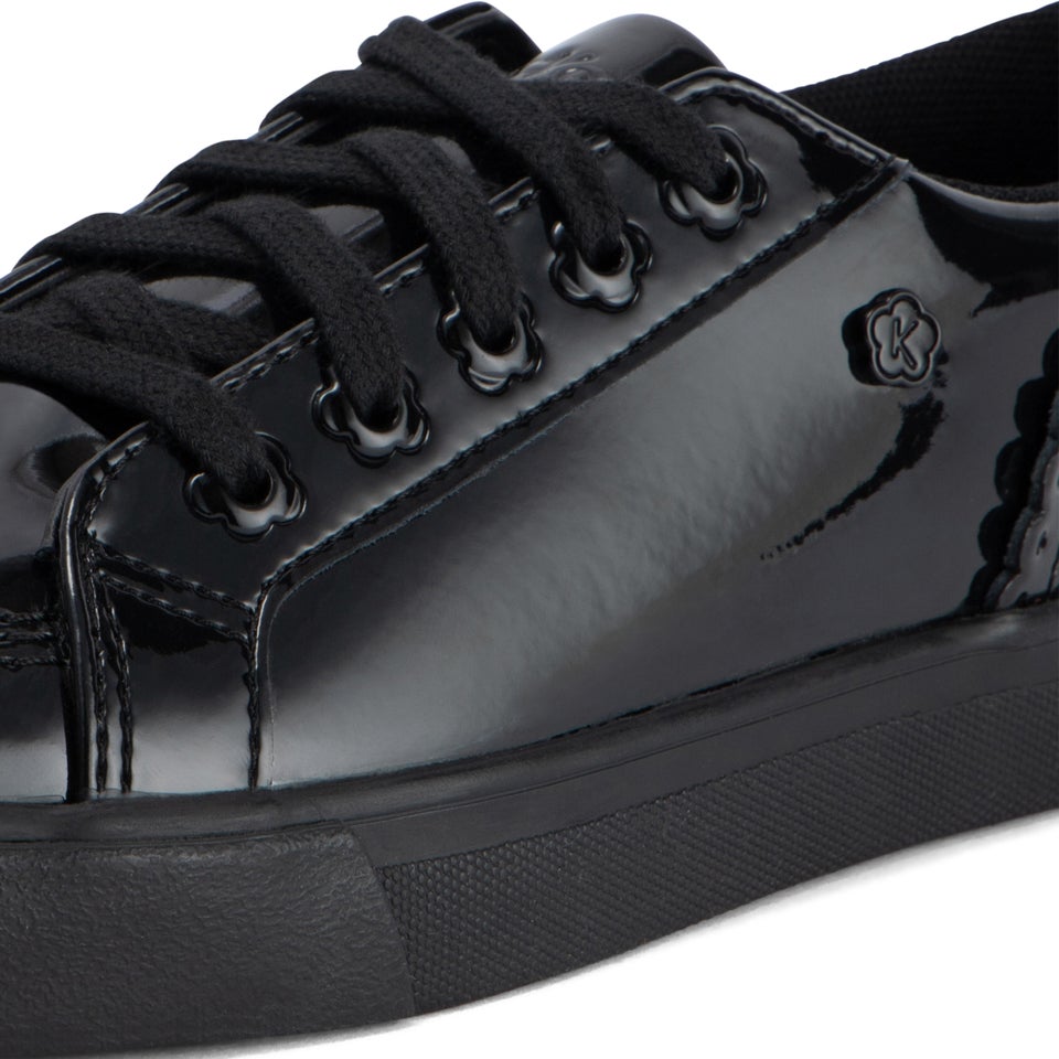 Junior Girls Tovni Lo Bloom Patent Leather Black