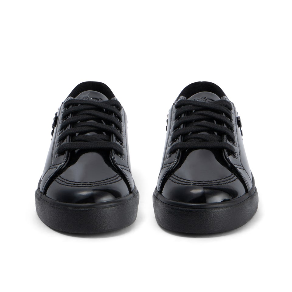 Junior Girls Tovni Lo Bloom Patent Leather Black