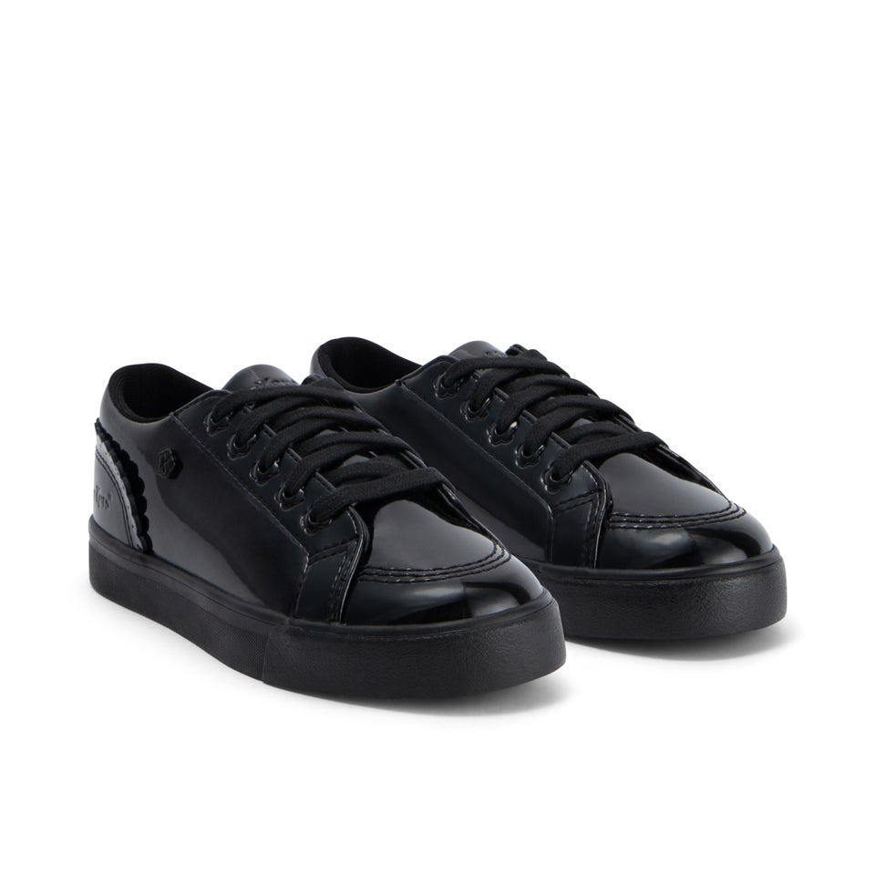 Junior Girls Tovni Lo Bloom Patent Leather Black
