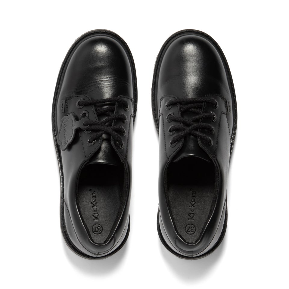 Adult Womens Kori Lace High shine Leather Black