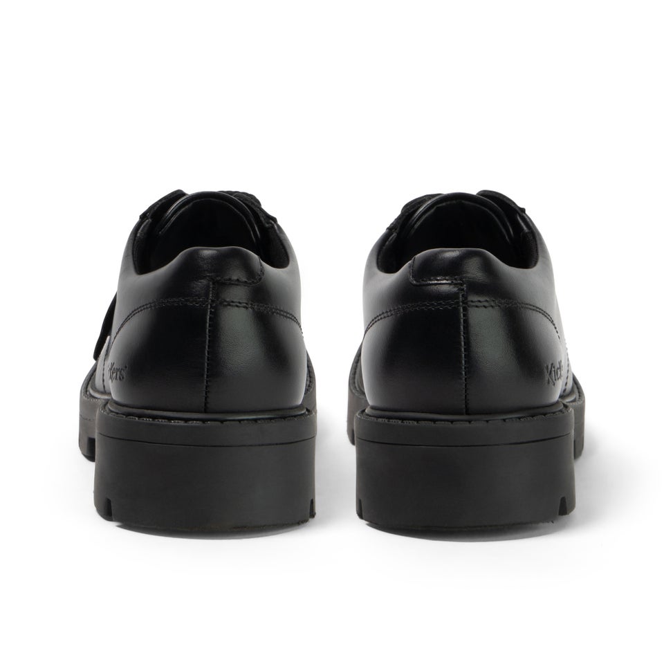 Adult Womens Kori Lace High shine Leather Black