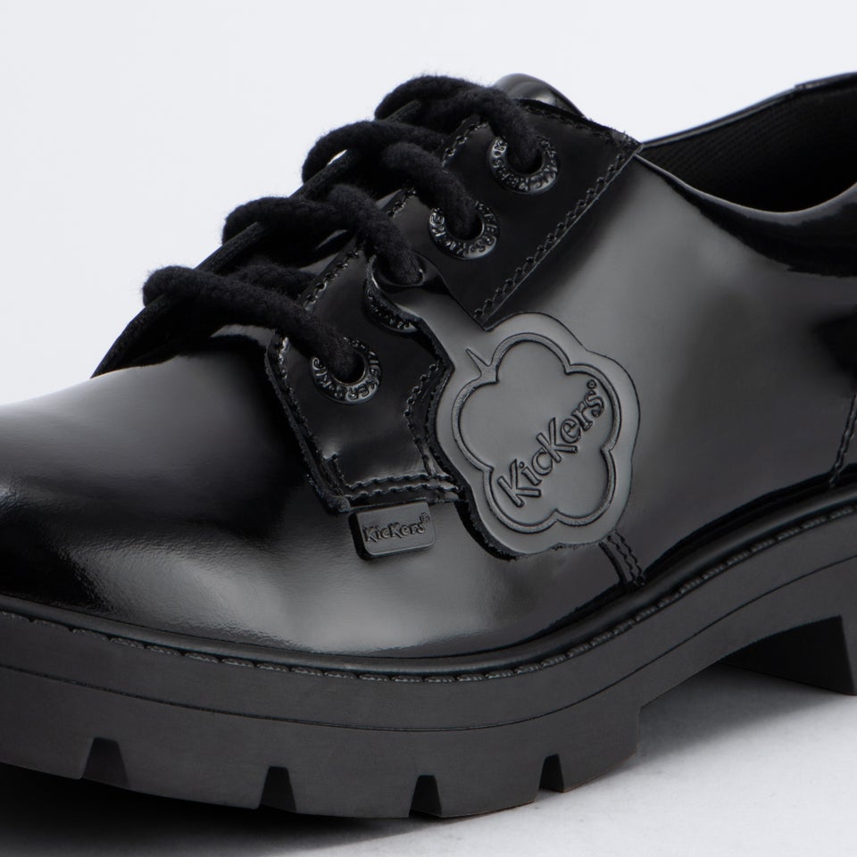 Adult Womens Kori Lace Patent Leather Black