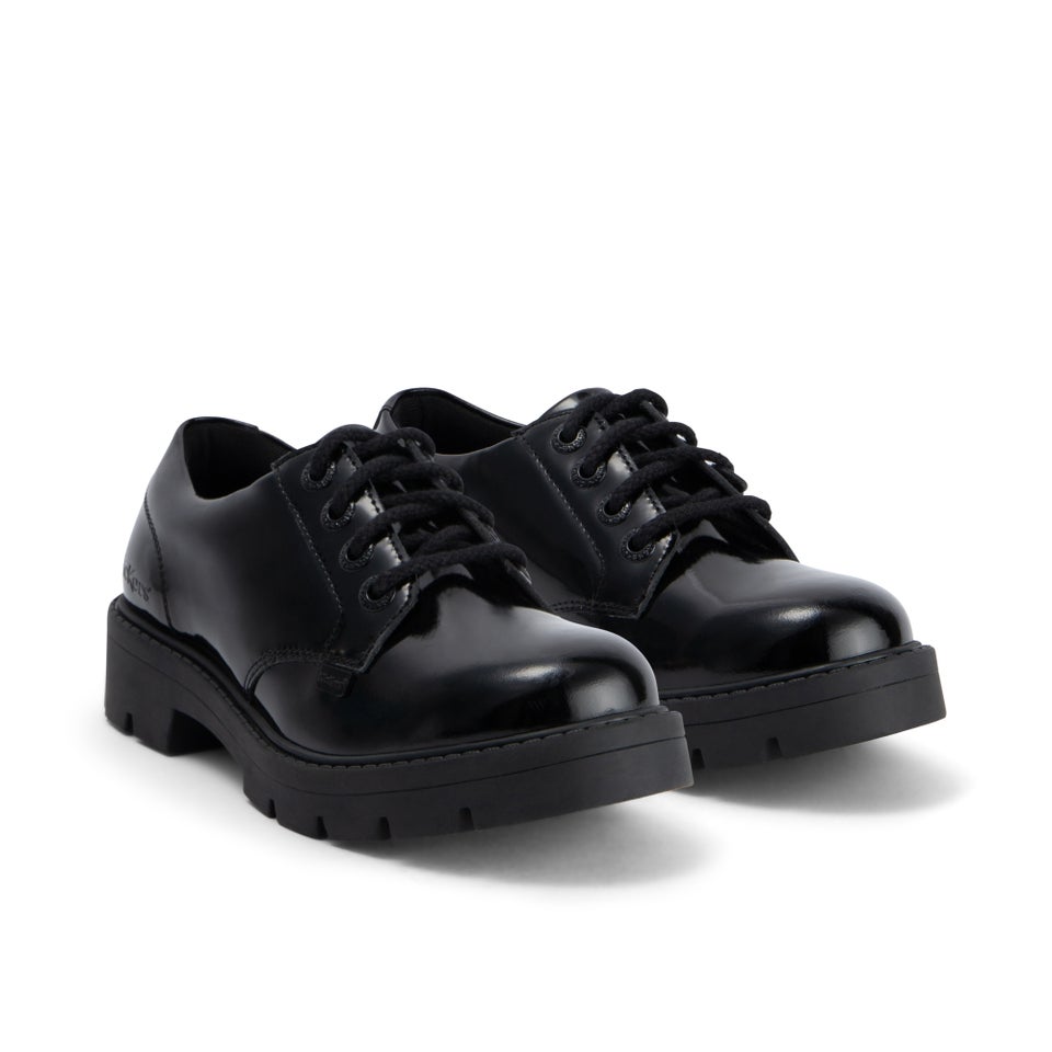 Adult Womens Kori Lace Patent Leather Black