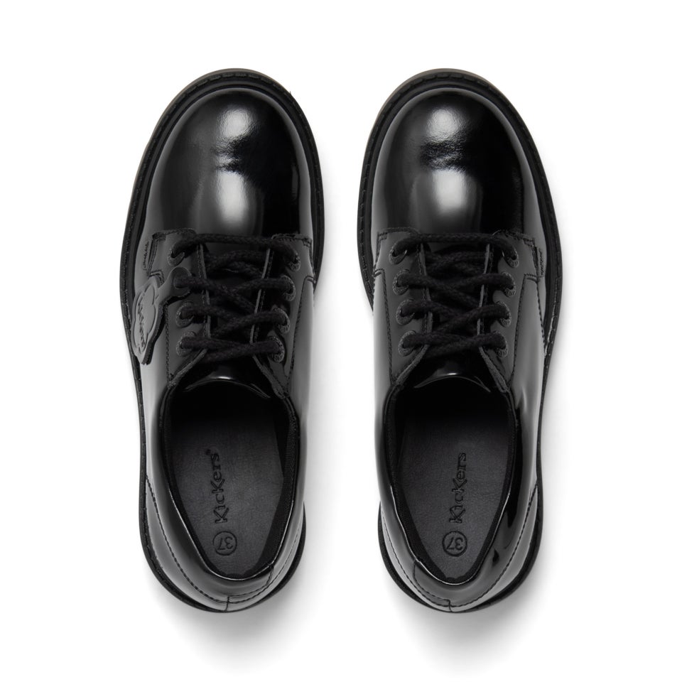 Adult Womens Kori Lace Patent Leather Black