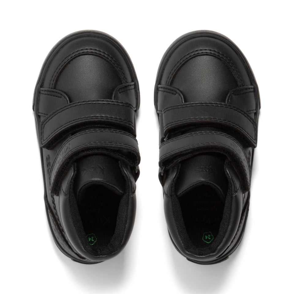 Infant Unisex Tovni Hi Vel Leather Alternative Black