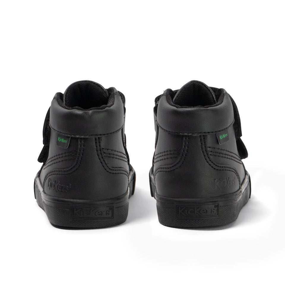 Infant Unisex Tovni Hi Vel Leather Alternative Black