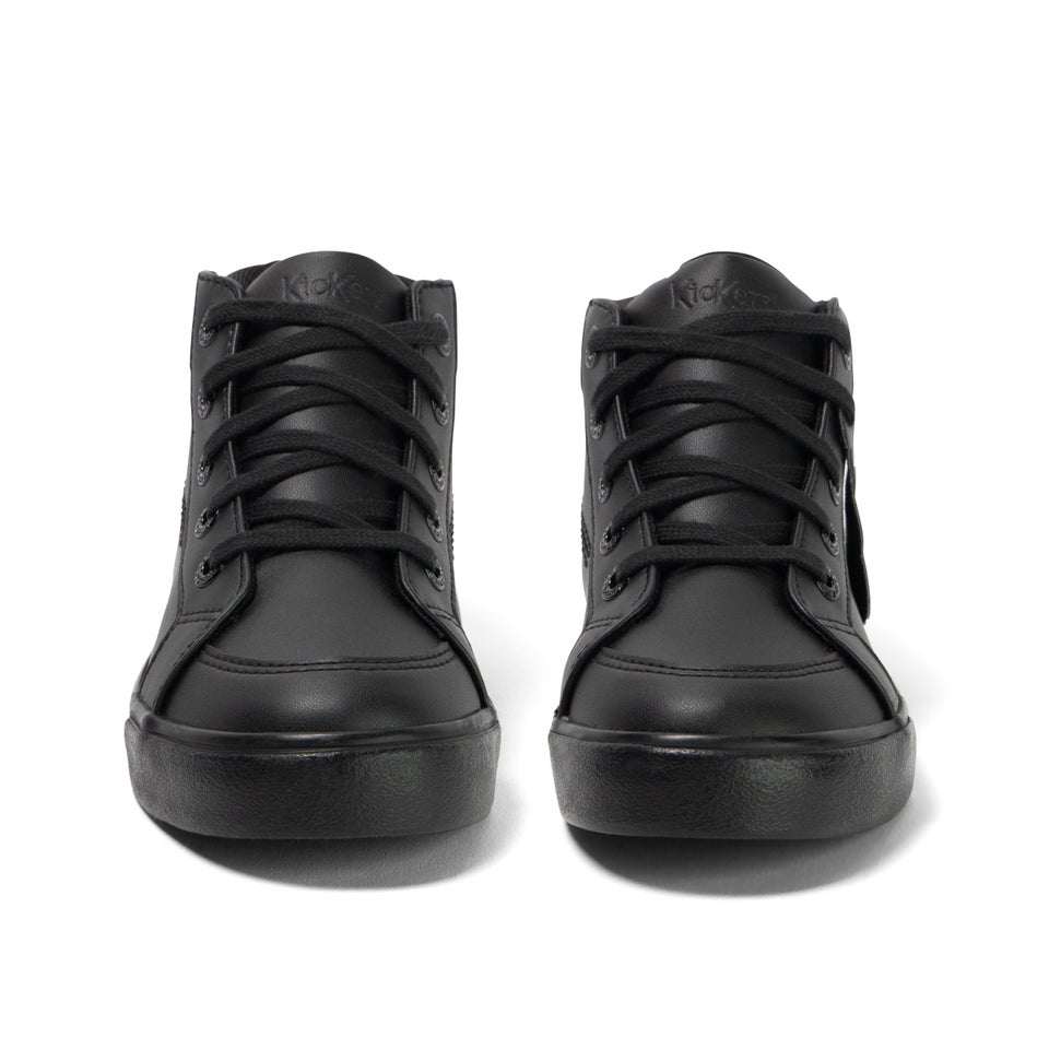 Junior Unisex Tovni Hi Leather Alternative Black