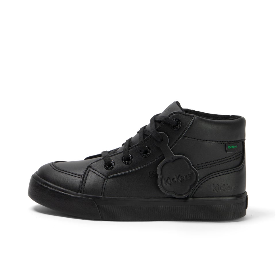 Junior Unisex Tovni Hi Leather Alternative Black