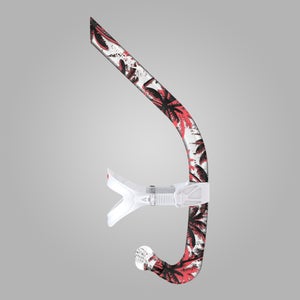 Adult Printed Bullet Head Snorkel Red/White - One Size