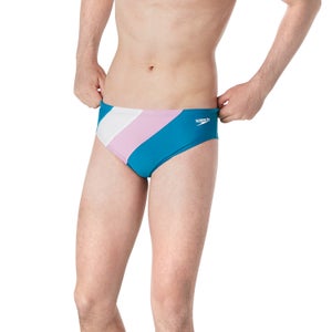 Men's Colorblock One Brief Blue