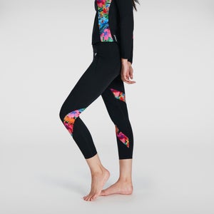Women's Printed Leggings Black/Pink