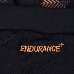 Bedruckte Leggings Schwarz/Orange für Herren