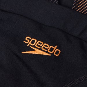 Bedruckte Leggings Schwarz/Orange für Herren