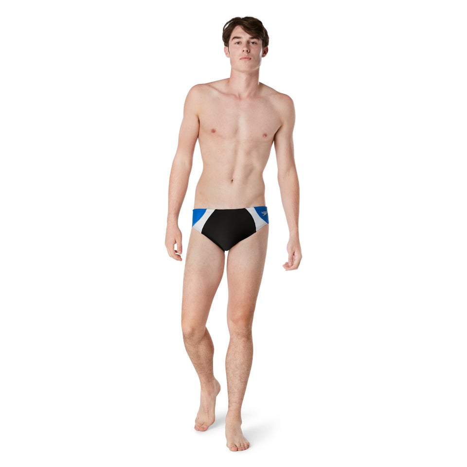 Men's Dual Colorblock One Brief Black